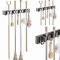 Broom and Mop Organization Rack