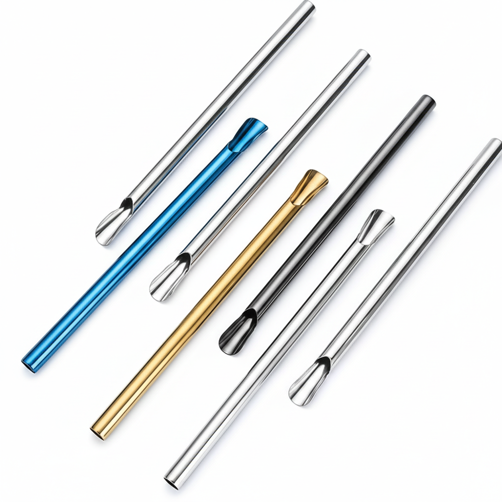 Re-Usable Metal Straws
