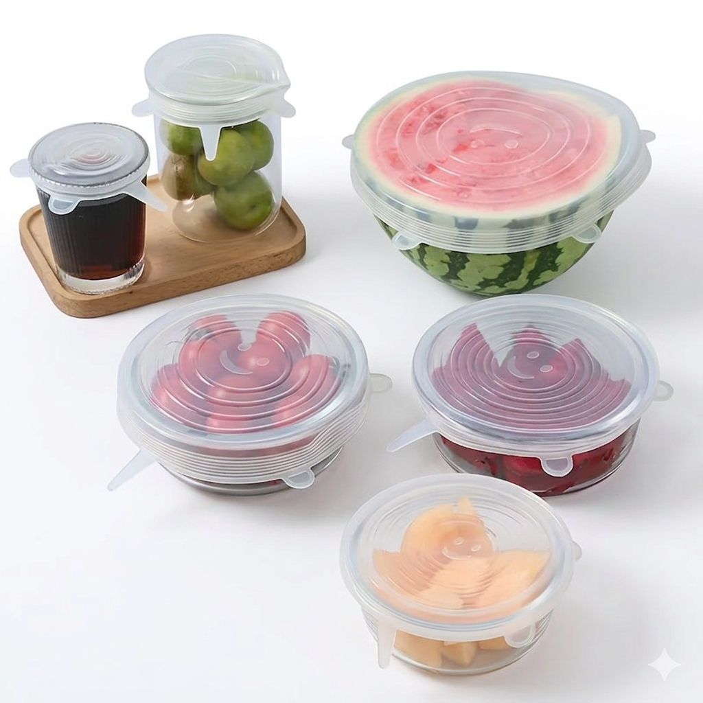 FreshSeal Reusable Plastic Covers (12pcs)
