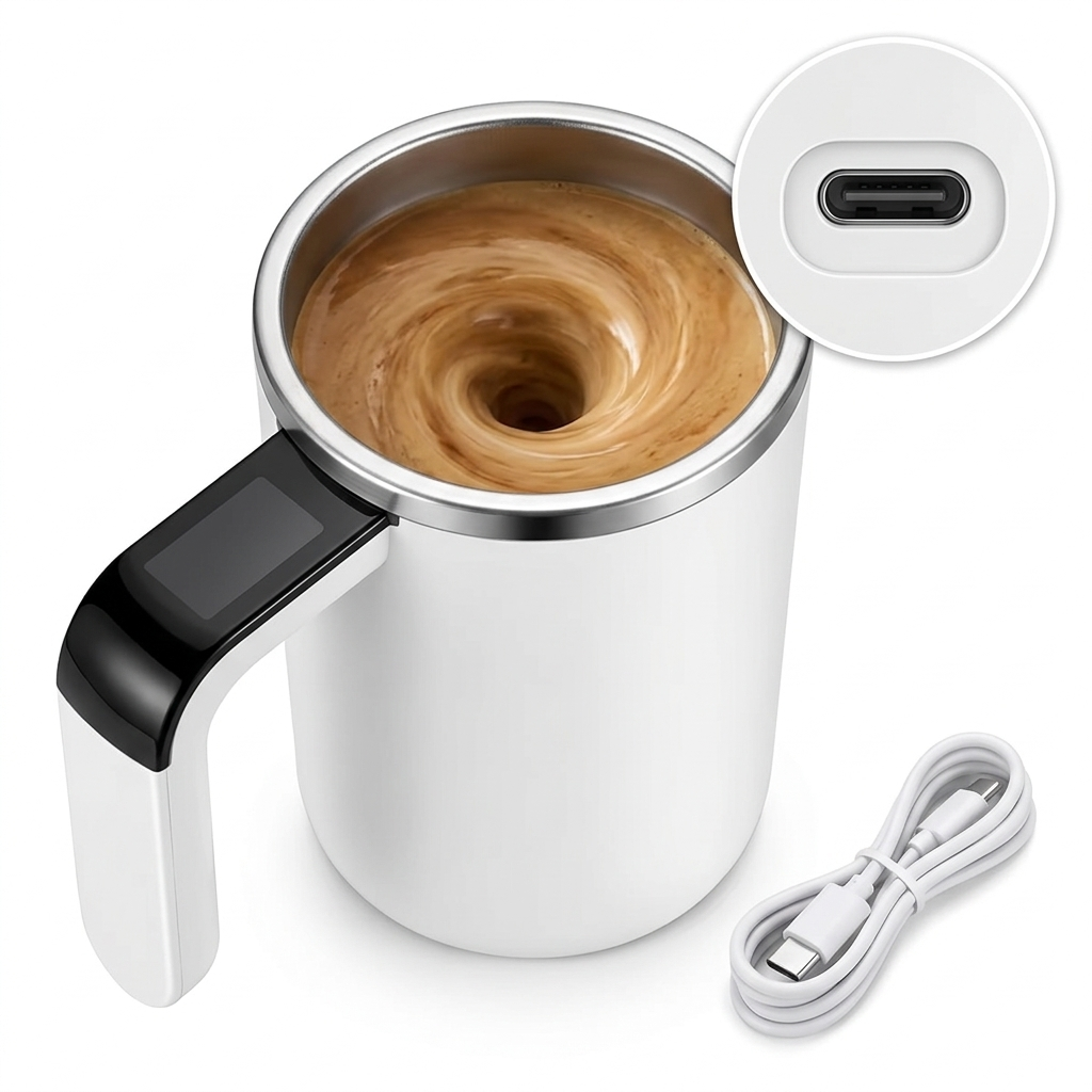 Vortex Self-Stirring Flask