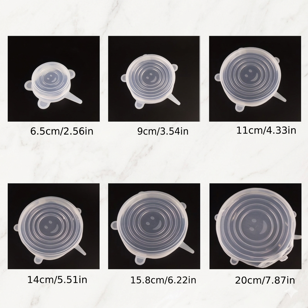 FreshSeal Reusable Plastic Covers (12pcs)
